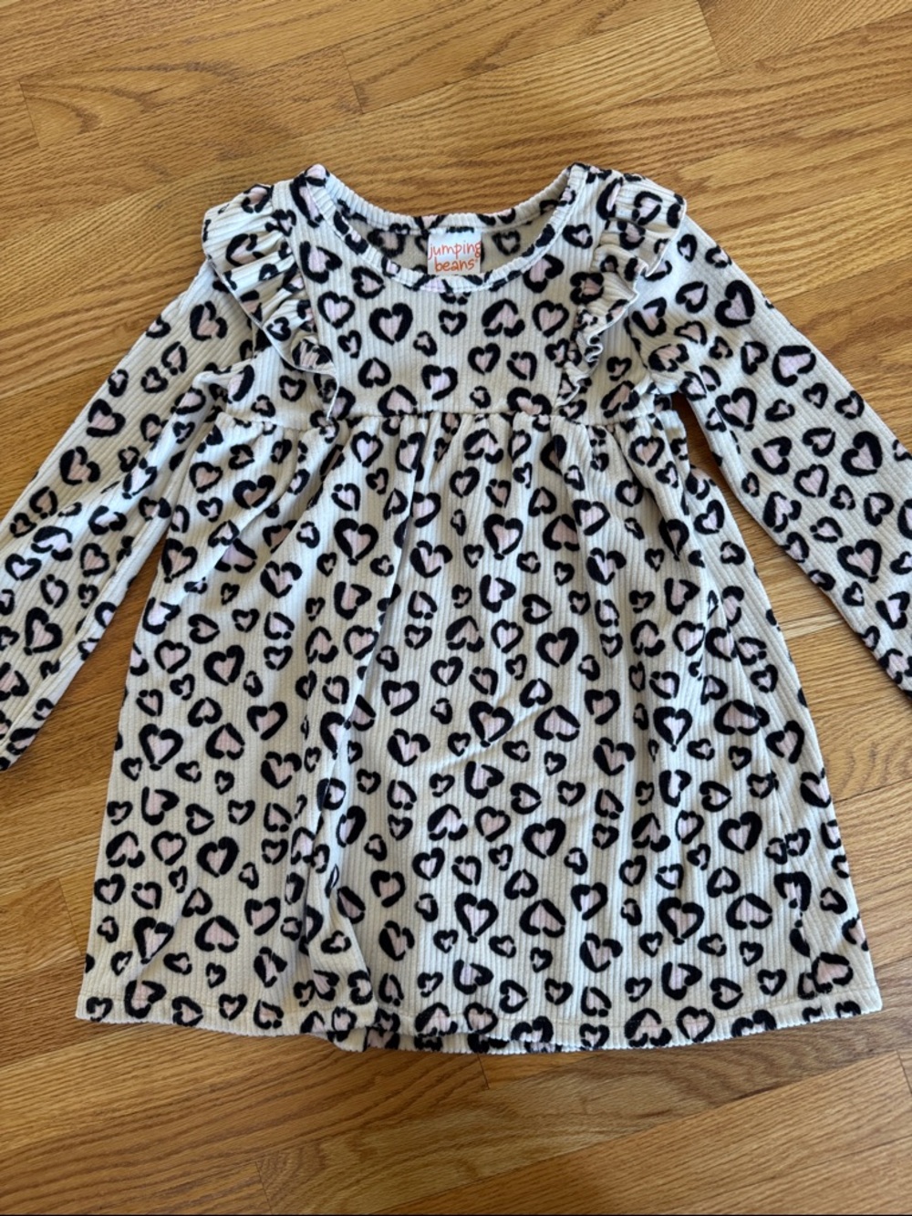 Toddler Girl Leopard Swing Dress
